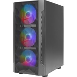 Antec NX260 Tower-behuizing Zwart | Window-kit | USB 3.0