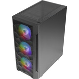 Antec NX260 Tower-behuizing Zwart | Window-kit | USB 3.0
