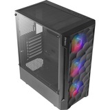 Antec NX260 Tower-behuizing Zwart | Window-kit | USB 3.0