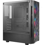 Antec NX260 Tower-behuizing Zwart | Window-kit | USB 3.0