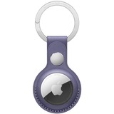 Apple AirTag Sleutelhanger Leder hoesje Paars