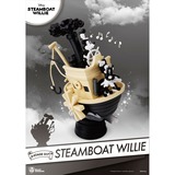  Disney: 90th Mickey Anniversary - Steamboat Willie PVC Diorama decoratie Zwart/wit