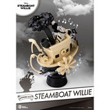  Disney: 90th Mickey Anniversary - Steamboat Willie PVC Diorama decoratie Zwart/wit