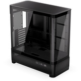 ENDORFY Aquarius 8000 Flex showcase behuizing Zwart | 2x USB-A | 1x USB-C | Tempered Glass