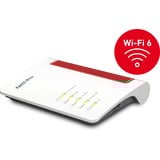 FRITZ! Box 4050 Edition International router Wit/rood, Mesh Wi-Fi