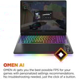 HP OMEN MAX 16-ah0380nd 16"  gaming laptop Zwart | Core Ultra 9 275HX | RTX 5080 | 32 GB | 1 TB SSD