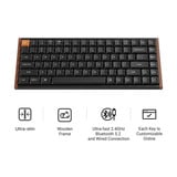 Keychron K3 Max SE QMK Wireless Custom Mechanical Keyboard Zwart, US lay-out (QWERTY), Keychron Milk POM Brown, 75%, RGB, Hot swap, 2.4 GHz | Bluetooth 5.3 | USB-C