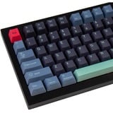 Keychron OEM Dye-Sub PBT Full Keycap-Set - Hacker keycaps Donkerblauw/neongroen, 137 stuks, US-Layout (ANSI)