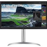 LG UltraFine 27UQ850V-W 27" 4K UHD monitor Wit/zilver, 2x HDMI, 1x DisplayPort, USB-A, USB-C, Sound