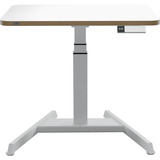 Leitz Ergo Elektrisch Zit-Sta Bureau (80x60 cm) met sta-op herinneringsfunctie tafel Wit