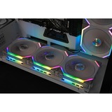 Lian Li UNI FAN SL120 Triple Pack case fan Wit, RGB leds, 4-pins PWM fan-connector