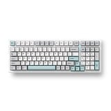 MCHOSE G98 Pro Gray Blue Flame Orange Wireless Tri-Mode Custom Mechanical, gaming toetsenbord Grijs/blauw, US lay-out, TTC Flame Orange, 98%, RGB, Hot swap, Double-Shot PBT, draadloos / Bluetooth / USB-C