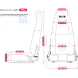 Next Level Racing Flight Seat 2.0 racestoel Zwart/grijs