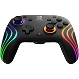 PDP Nintendo Switch Black Afterglow Wave Wireless Controller With Motion Zwart, Nintendo Switch, Nintendo Switch- OLED model, Nintendo Switch lite