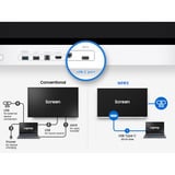 Samsung Flip Pro Interactive Display WM85F-X Wit/grijs, 2x HDMI, USB, LAN, WiFi, BT, Touch, Tizen 9.0