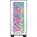 Sharkoon ELITE SHARK CA300H big tower behuizing Wit | 2x USB-A | 1x USB-C | RGB | Tempered Glass