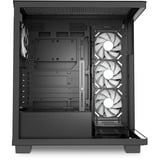 Sharkoon ELITE SHARK CA500 midi tower behuizing Zwart | 2x USB-A | 1x USB-C | RGB | Tempered Glass
