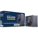 SilverStone SST-DA1650-G, modulaire 1650 watt voeding  Zwart, 12x PCIe