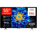 TCL 55QLED810 4K Ultra HD Smart TV 55" Ultra HD QLED Zwart, 4x HDMI, USB-A, LAN, WiFi, BlueTooth