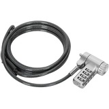 Targus DEFCON Ultimate Universal Serialised Combination Cable Lock with Slimline Adaptable Lock Head diefstalbeveiliging 