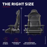 Trust GXT 721BM Ruya Pro Batman Gaming Stoel  Zwart/geel