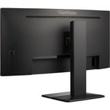 ViewSonic UWQHD Curved Docking Monitor met KVM-switch VG3419C 34" UltraWide  Zwart (mat), 1x HDMI, 1x Displayport, USB-A, USB-B, USB-C, LAN, audio
