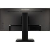ViewSonic UWQHD Curved Docking Monitor met KVM-switch VG3419C 34" UltraWide  Zwart (mat), 1x HDMI, 1x Displayport, USB-A, USB-B, USB-C, LAN, audio