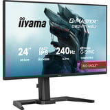 iiyama G-Master Red Eagle GB2471HSU-B1 23.8" gaming monitor Zwart, 240Hz, HDMI, DisplayPort, Audio, USB-C, NVIDIA G-Sync