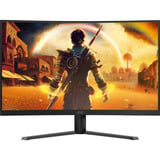AOC C32G42ZE 31" curved gaming monitor Zwart/rood, HDMI, DisplayPort, 260 Hz OC