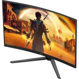 AOC C32G42ZE 31" curved gaming monitor Zwart/rood, HDMI, DisplayPort, 260 Hz OC