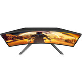 AOC C32G42ZE 31" curved gaming monitor Zwart/rood, HDMI, DisplayPort, 260 Hz OC