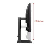 AOC U27E4CV 27" 4K Ultra HD monitor Zwart, 1x DisplayPort, 2x HDMI, 1x USB-C, 4x USB-A, 1x RJ-45