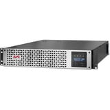 APC Smart-UPS Line Interactief 3000VA Li-ion SMTL3000RMI2UCNC ups Zwart/zilver, 2700 W, 2U, 8x C13 + 1x C19, SmartConnect, m/netwerkbeheerkaart, AVR, LCD