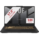 ASUS TUF Gaming F17 FX707ZC-HX078W 17.3" gaming laptop Grijs | i7-12700H | RTX 3050 | 16 GB | 512 GB SSD