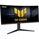 ASUS TUF Gaming VG34WQML5A 34" Curved UltraWide monitor Zwart, 2x DisplayPort, 2x HDMI, 3x USB-A, 1x USB-B, sound, 250 Hz
