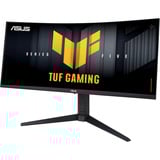 ASUS TUF Gaming VG34WQML5A 34" Curved UltraWide monitor Zwart, 2x DisplayPort, 2x HDMI, 3x USB-A, 1x USB-B, sound, 250 Hz