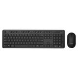 ASUS Wireless Keyboard and Mouse Set CW100 desktopset Zwart, US lay-out (QWERTY), Membraan, 100%, 800d - 1600 dpi, 2.4GHz, Bluetooth 5.0