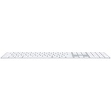 Apple Magic Keyboard met numeriek toetsenblok, toetsenbord Zilver/wit, EU lay-out (QWERTY), Scissor, Bluetooth