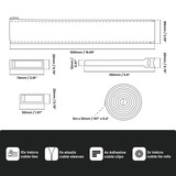 Arozzi Arozzi Cablekit - Black kabelbinder Zwart