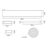 Arozzi Cablekit - Black kabelbinder Zwart