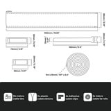 Arozzi Cablekit - Black kabelbinder Zwart