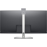 Dell C3422WE 34" UltraWide Monitor Zwart/zilver, HDMI, DisplayPort, 2x USB-A 3.2 (5 Gbit/s), USB-B 3.0, USB-C, RJ-45