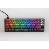 Ducky One 3 SF Aura RGB mechanisch toetsenbord Zwart, US lay-out (QWERTY), Cherry MX Red, 65%, ABS Double Shot, hot swap