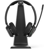 EPOS IMPACT 1061T ANC on-ear headset Zwart, Incl. oplaadstandaard