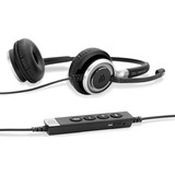 EPOS | Sennheiser IMPACT SC 660 ANC USB headset Zwart/zilver, Stereo