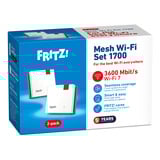 FRITZ! Mesh Wi-Fi Set 1700 duopack Edition International repeater Wit, 2 stuks, Wi-Fi 7, 3600 Mbit/s