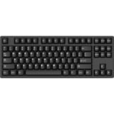 HelloGanss HS87T Black RGB mechanisch toetsenbord Zwart, US lay-out (QWERTY), Cherry MX Brown, 80% (TKL)	, RGB leds, PBT Doubleshot keycaps, hot swap, 2,4 GHz | Bluetooth | USB-C
