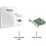 HighPoint RocketU 1244A PCIe 3.0 x8 4x10GB/s usb-controller 