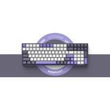 Iqunix F97 Lavandin Wireless Mechanical Keyboard Lavendel, US lay-out (QWERTY), IQUNIX Moonstone, 96%, RGB leds, Hot-swappable, PBT, 2.4GHz | Bluetooth 5.1 | USB-C