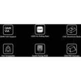 Keychron Q0-D1 gaming numpad Grijs, Hot-Swap, RGB leds, Double-shot OSA PBT keycaps